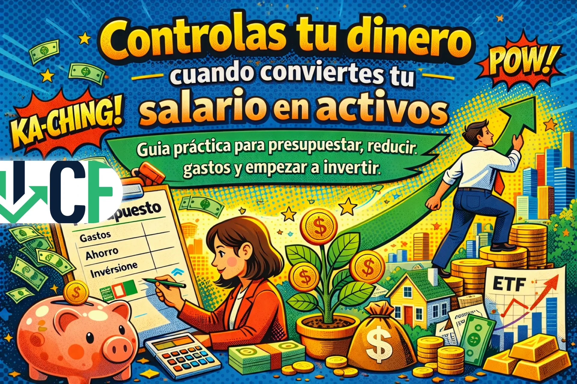 Controlas tu dinero cuando conviertes tu salario en activos: guía práctica para presupuestar, reducir gastos y empezar a invertir