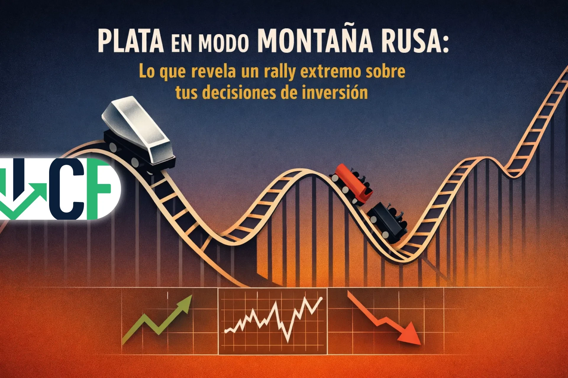 Plata en modo montaña rusa: lo que revela un rally extremo sobre tus decisiones de inversión
