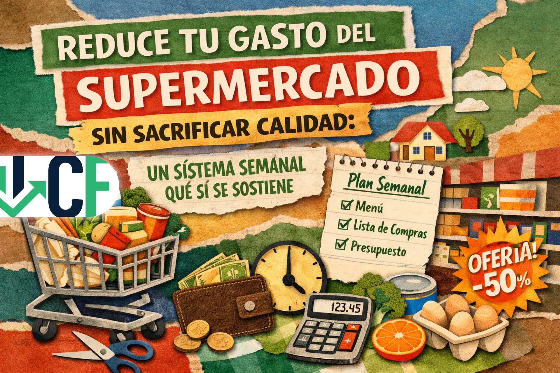 Reduce tu gasto del supermercado sin sacrificar calidad: un sistema semanal que sí se sostiene