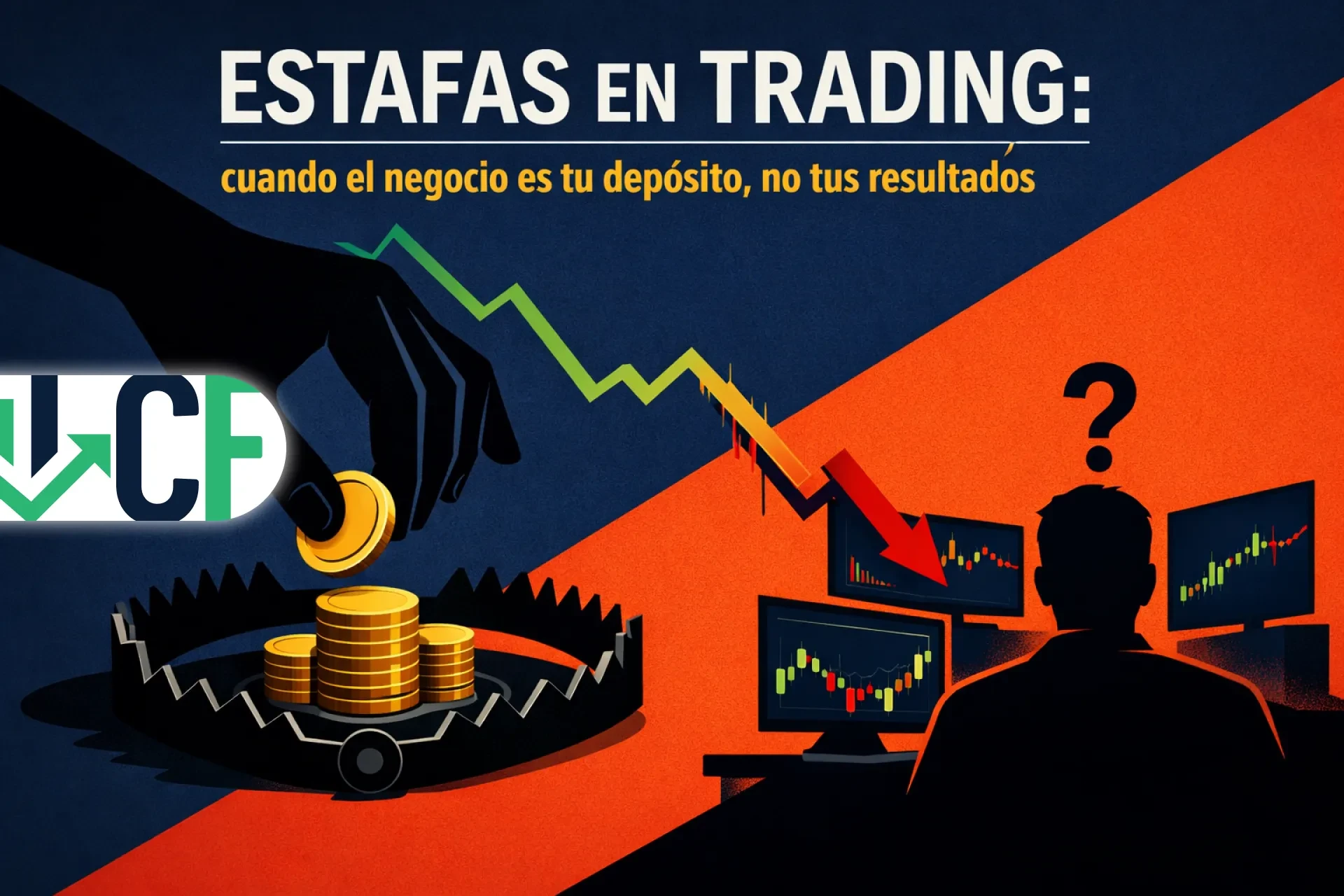 Estafas en trading: cuando el negocio es tu depósito, no tus resultados