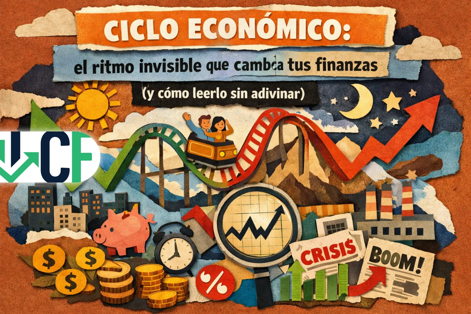 Ciclo económico: el ritmo invisible que cambia tus finanzas (y cómo leerlo sin adivinar)